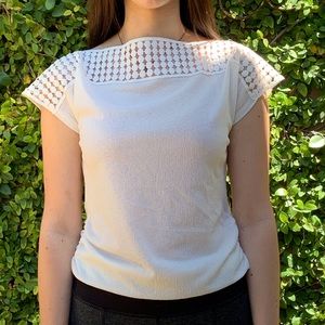 Lace and Ruched Top